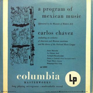 Carlos Chavez, Columbia, 1949
(prawdopodobnie pierwsza okładka zaprojektowana przez Andy'ego Warhola)