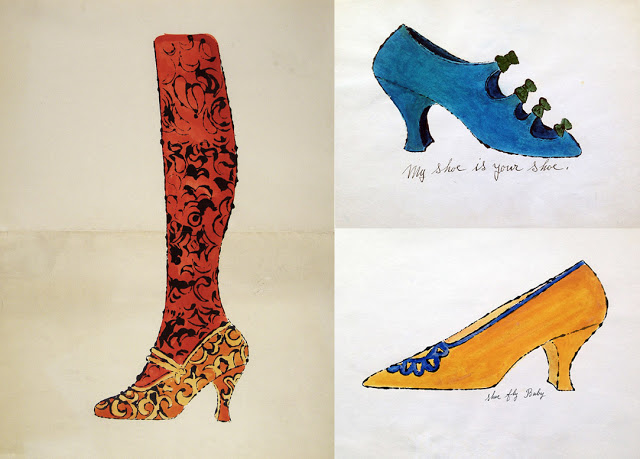 Ilustracje obuwia, Andy Warhol, 1955