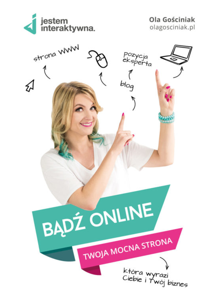 Bądź online Projektowanie książek Anna Teodorczyk ilustracje okładka skład