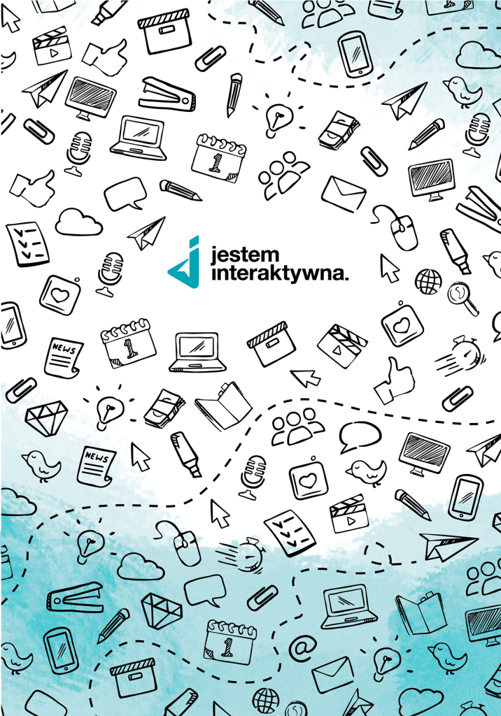 Książkoplaner Jestem interaktywna Projektowanie książek Anna Teodorczyk ilustracje okładka skład